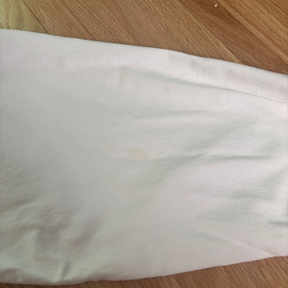 Levi's Red Tab Oversized White Cotton Denim Button Up Shirt Western Rodeo Cowboy - Picture 6 of 9